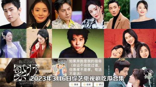 电视剧娱乐吃瓜合集,热点事件与幕后故事